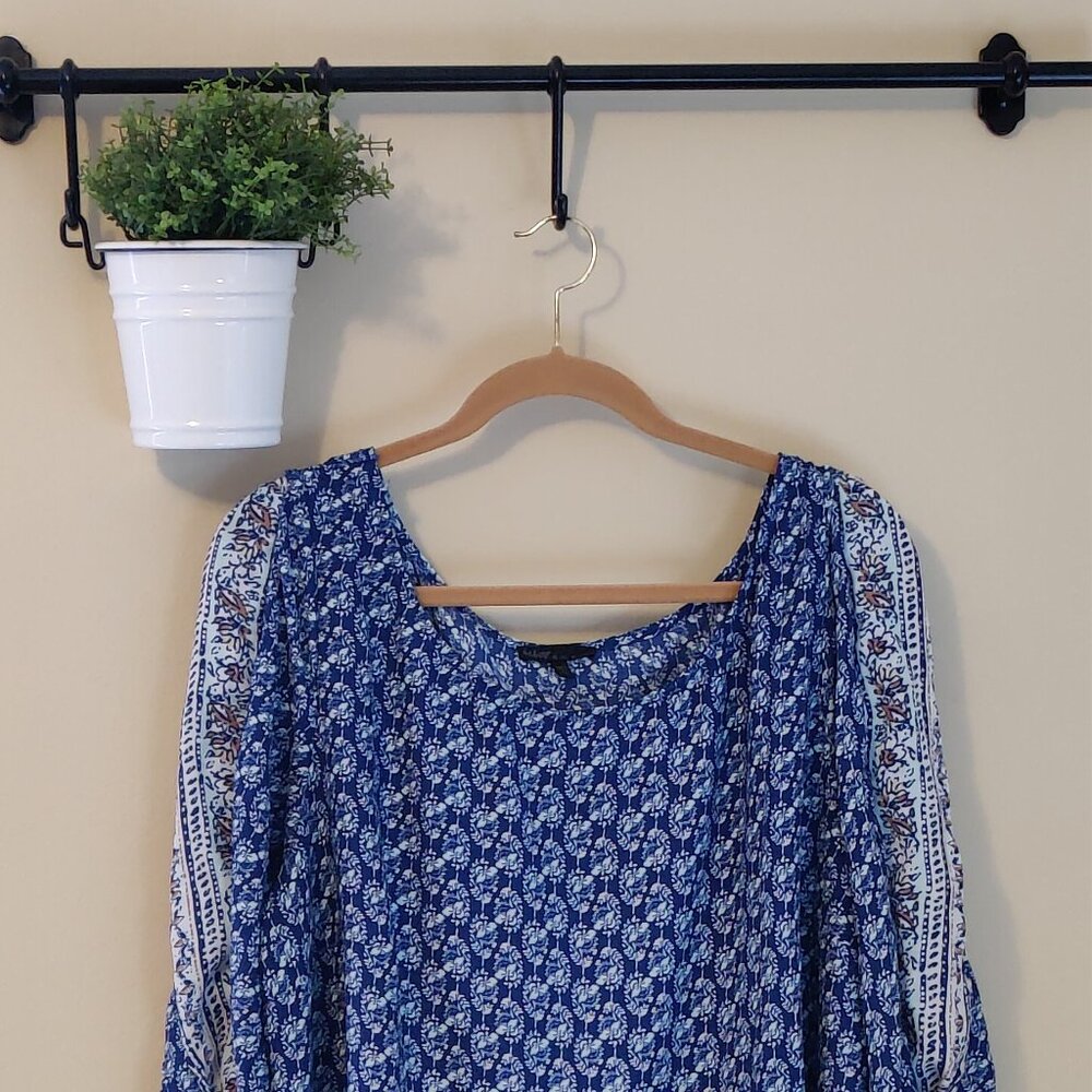 Summer Casual Bebop Boho Tunic with 3/4 Sleeve - 3X